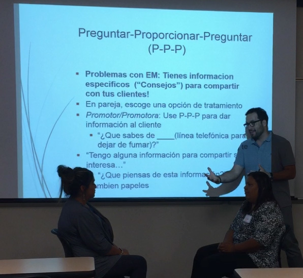 Dr. morales  co-pi mi with promotores