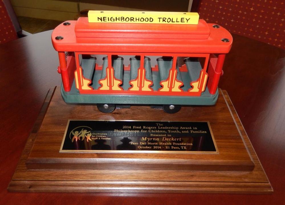 Fred Rogers Leadership award "The Trolley"