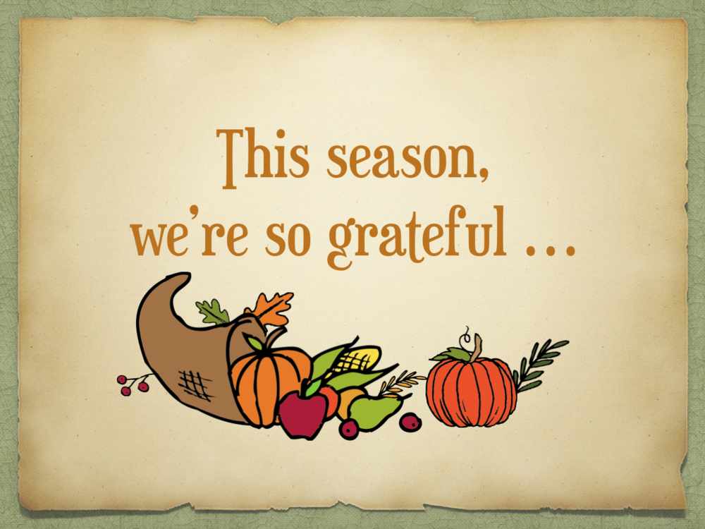 Happy Thanksgiving - 2015