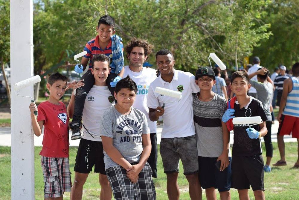 FC Bravos join thousands for "Juárez en Accion"
