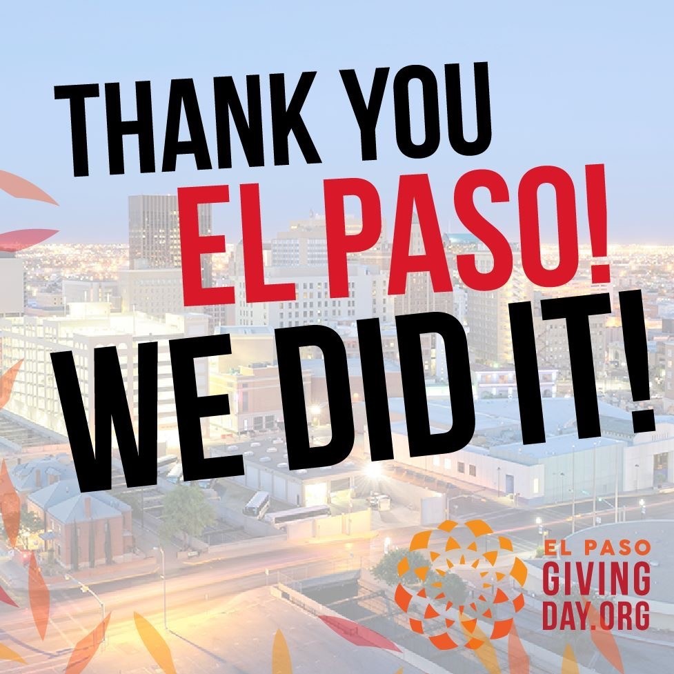 El Paso Giving Day was a great success