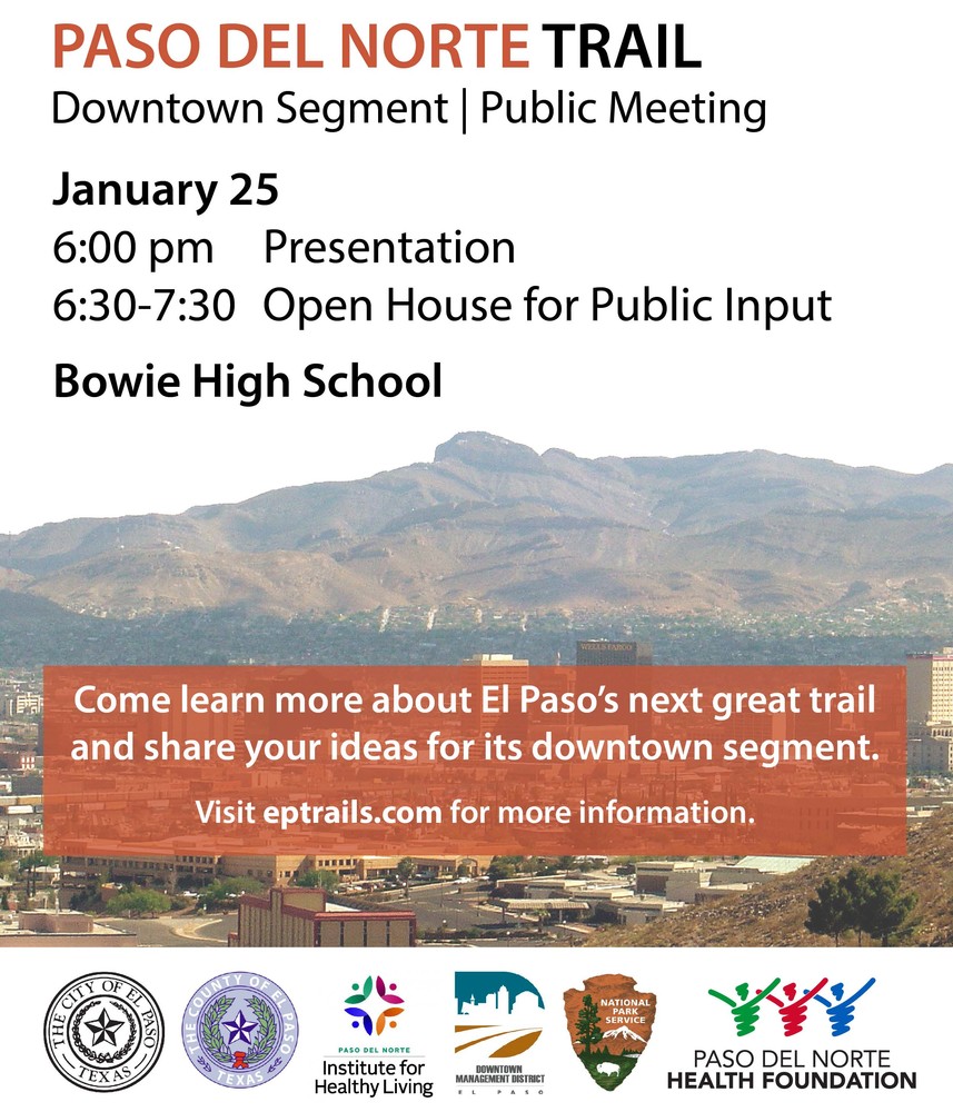 Paso del Norte Trail Public Meeting - Downtown Segment