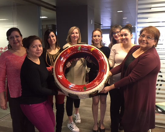 Staff support ‘Tired of Cancer’ project