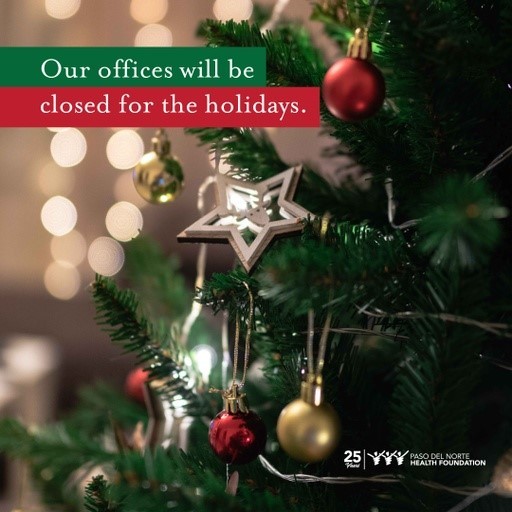 Offices closed for the Holidays