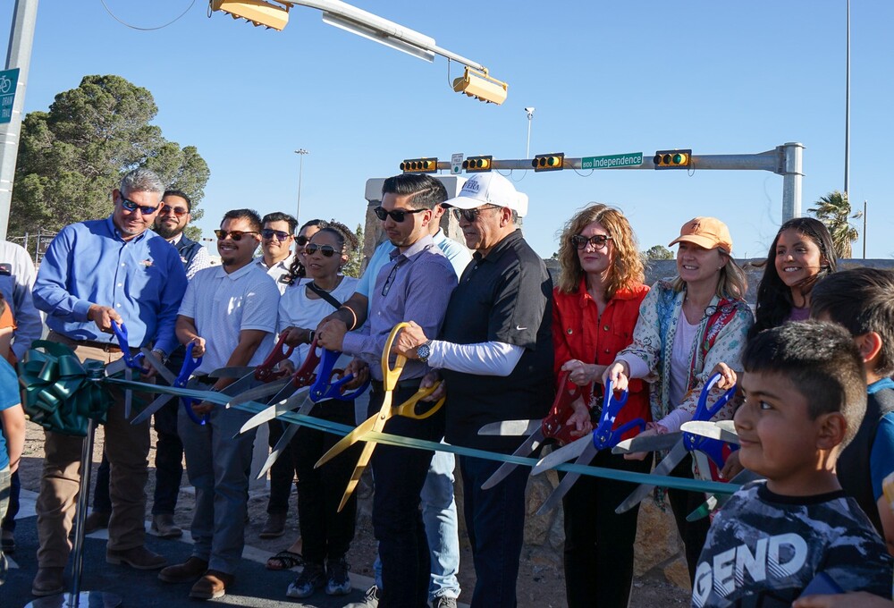 Ribbon Cutting celebration of Segment II of Playa Drain Trail