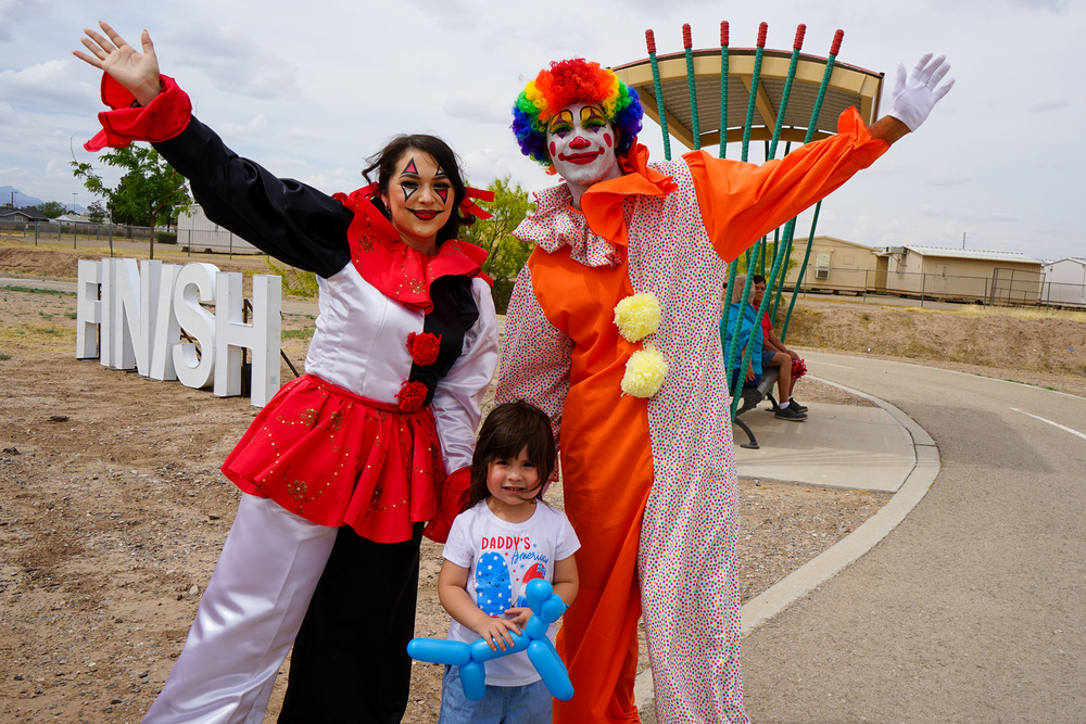 Carnival fun along the Playa Drain Trail