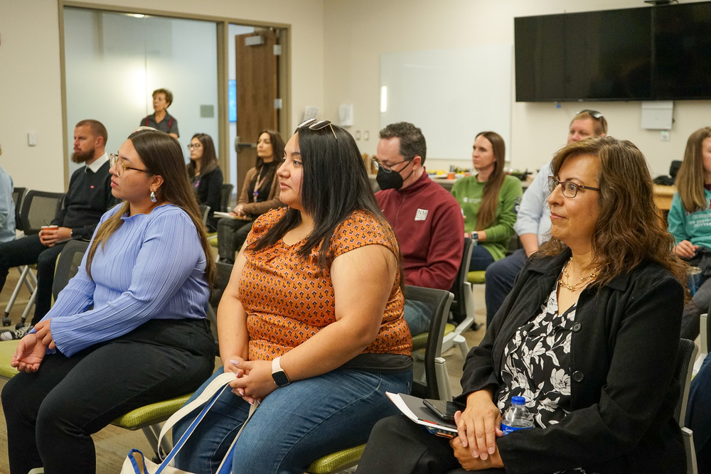 Health Foundation program team shared funding opportunities with NM organizations 
