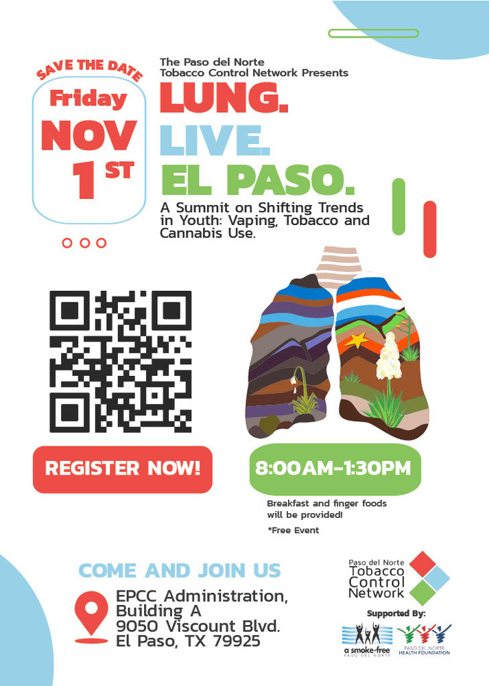 Join Us for the Paso del Norte Tobacco Control Network’s Biennial Summit - November 1