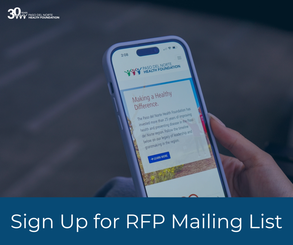 Subscribe to our RFP Mailing List