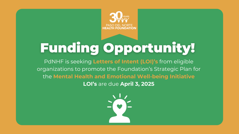 Funding Opportunity under Mental Health and Well-being Initiative