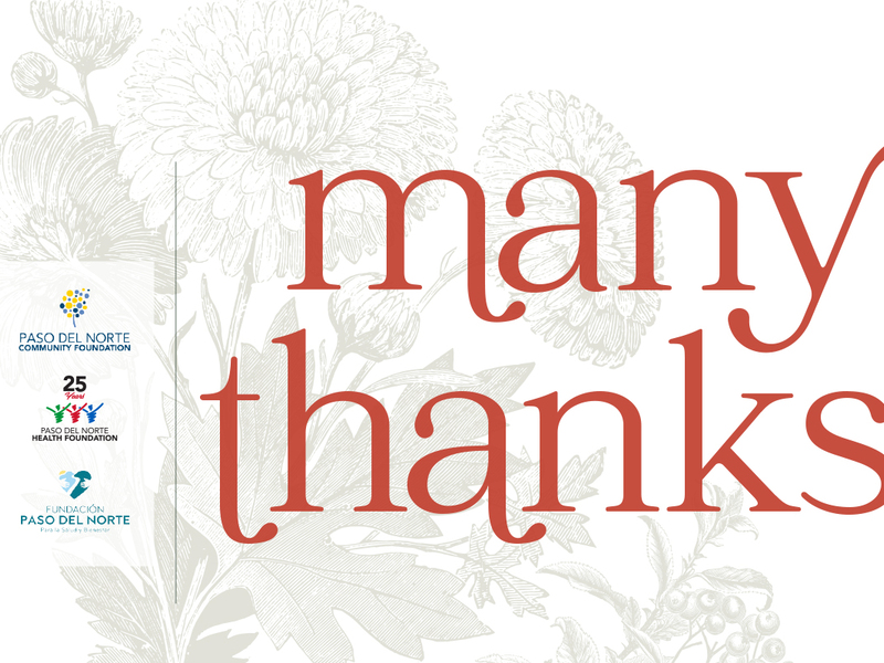 A message of gratitude